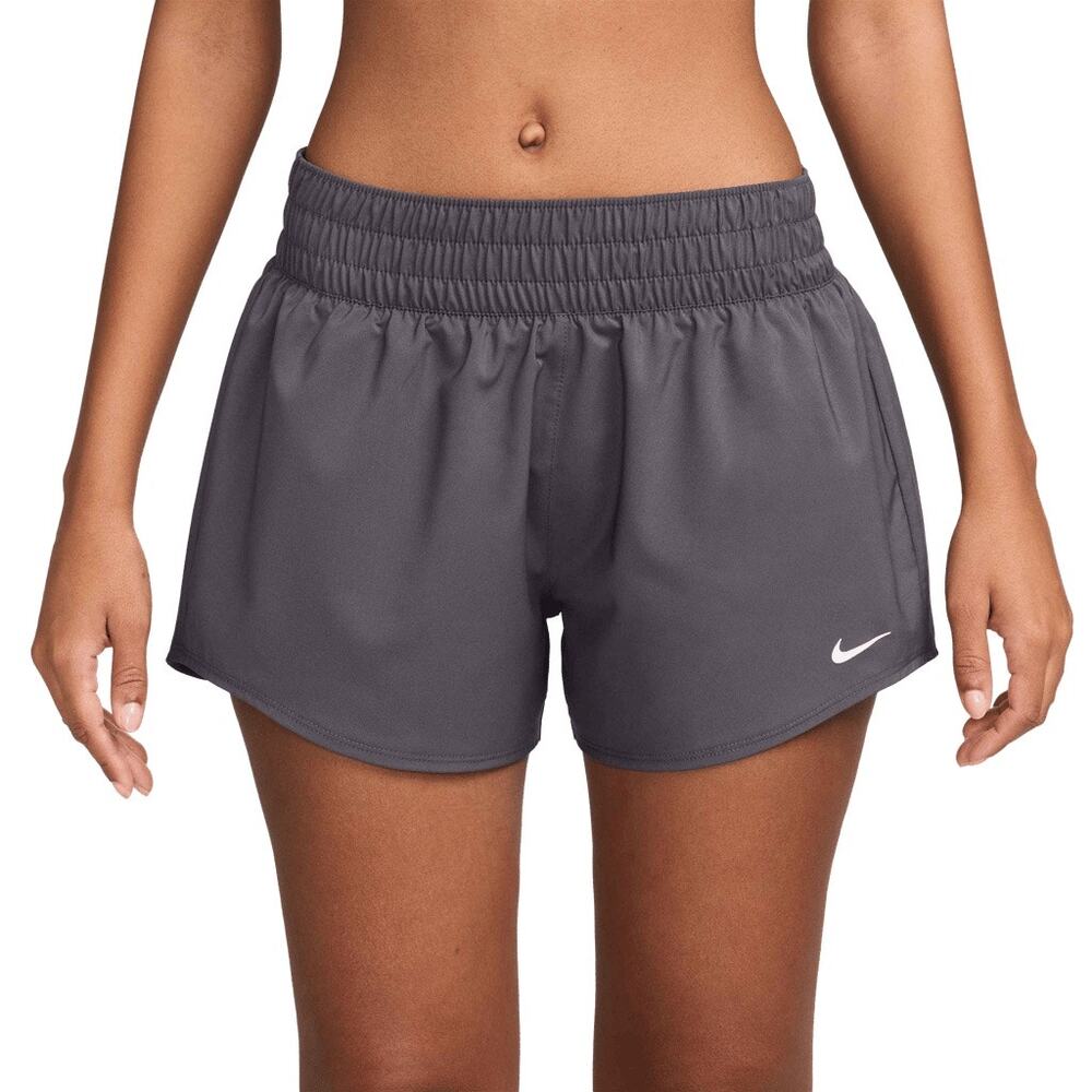 Workout Activewear Gym Nike One Dri-FIT Mid-Rise 3” Inseam Brief Lined Shorts